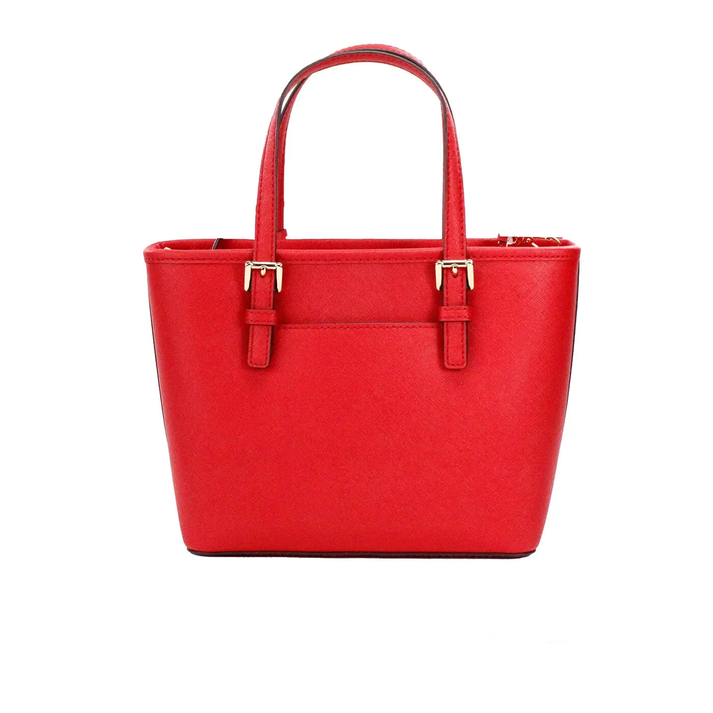 Michael Kors XS Bright Red Carryall Tote Convertible Bag