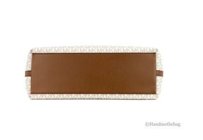 Michael Kors Jet Set Medium Vanilla Zip Chain Tote