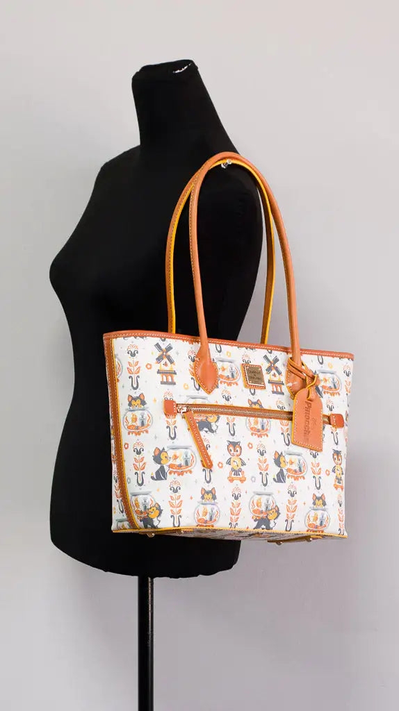 Dooney & Bourke Disney Medium Pinocchio Figaro Cleo Tote