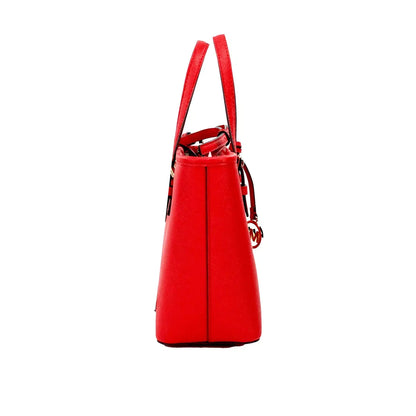 Michael Kors XS Bright Red Carryall Tote Convertible Bag