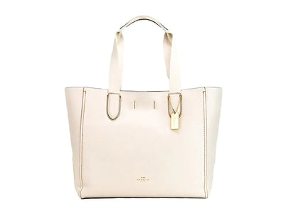 Coach Derby Chalk Pebbled Leather Shoulder Tote Bag