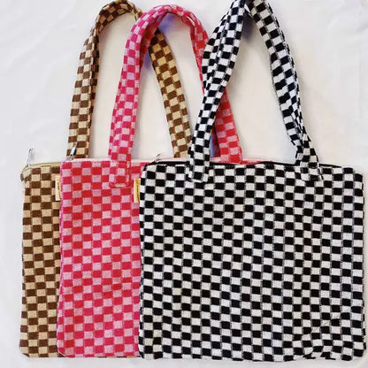 Checkered Tote Bag