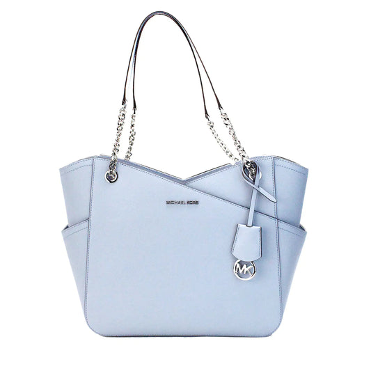 Michael Kors Jet Set Large Pale Blue X Cross Tote