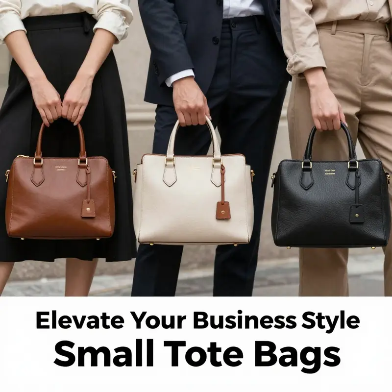 Essential items neatly organized in a small tote bag, showcasing its practicality.