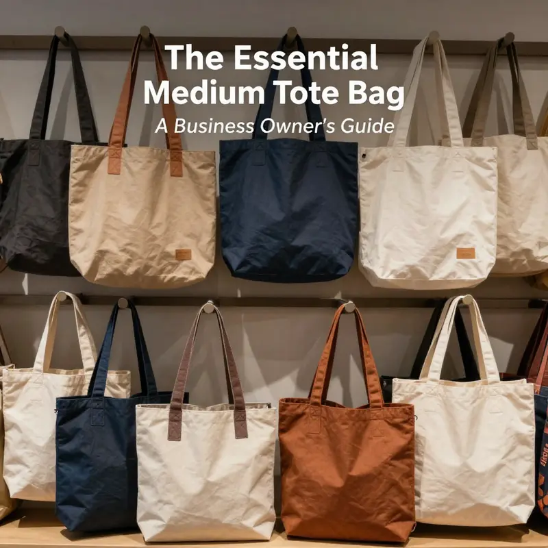 Showcasing the fine craftsmanship of a premium medium tote bag.