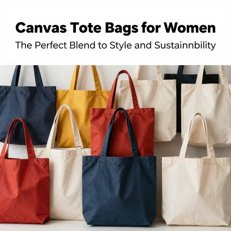 Luxurious canvas tote bags exemplify style and high-end functionality in women’s fashion.