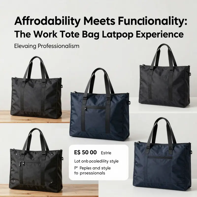 A professional woman exemplifying the perfect work tote choice and its impact on career image.