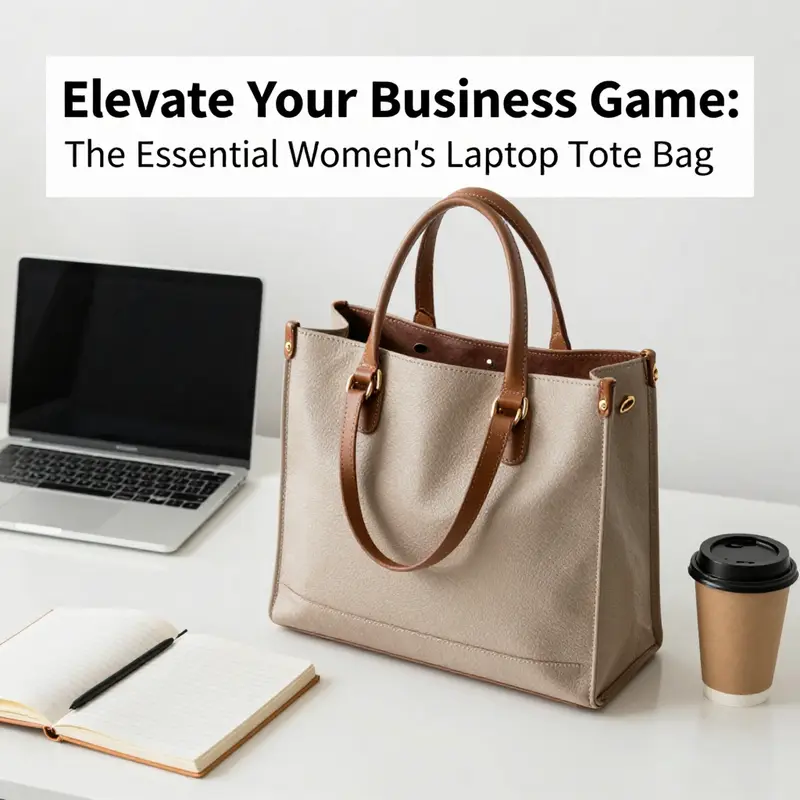 The perfect tote for a modern working woman, balancing style and daily functionality.
