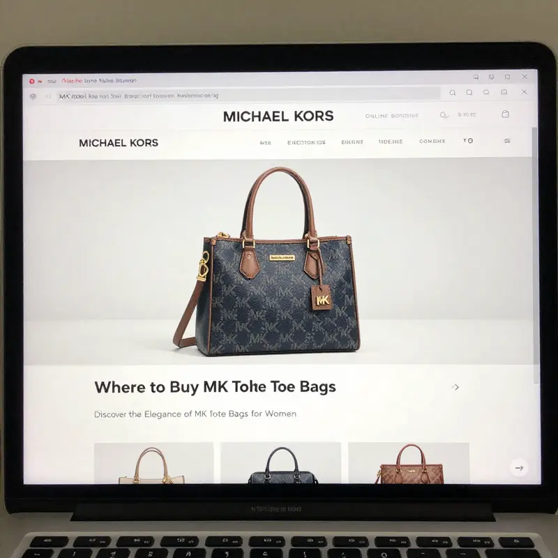 Various MK tote bags demonstrating sophisticated design and spacious interiors for practical use.