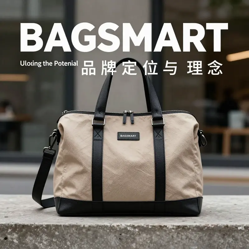 A display of BAGSMART’s bags symbolizing the brand’s philosophy of freedom and non-binary aesthetics.