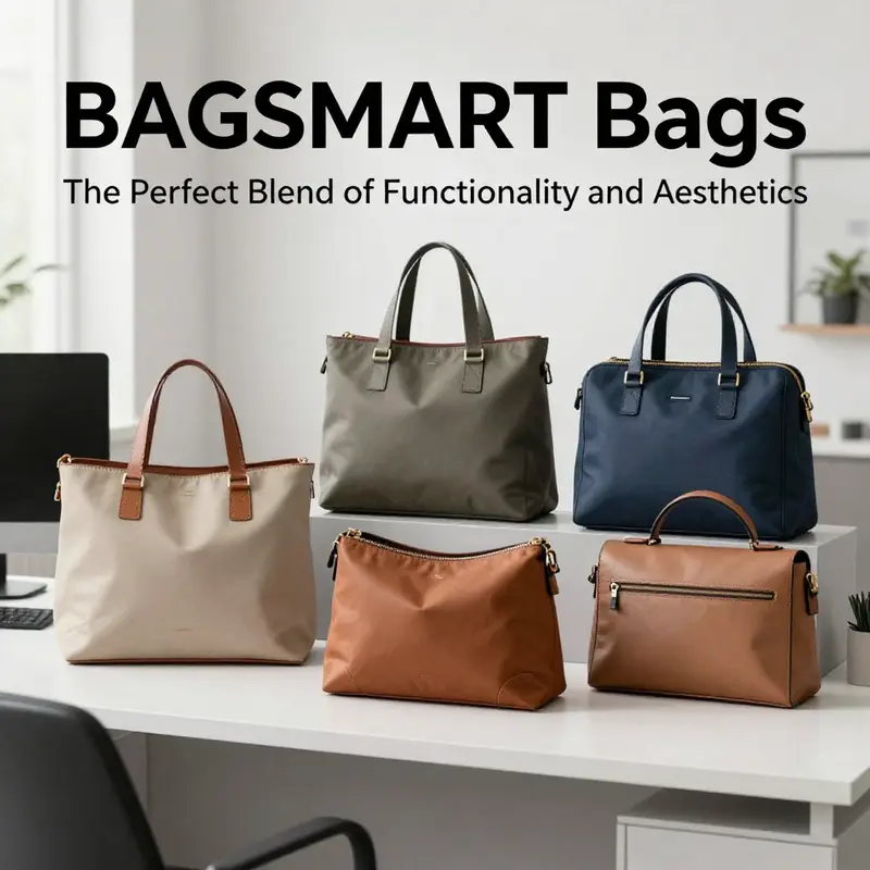 BAGSMART bags showcasing their lightweight design and spacious compartments.