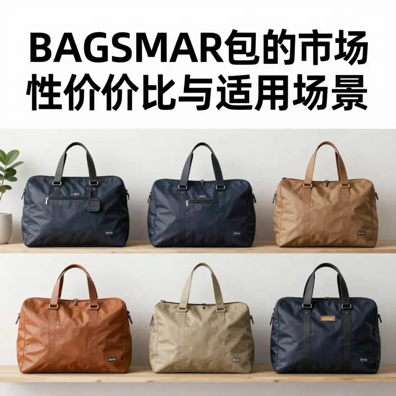 A detailed look at the quality materials used in BAGSMART bags, highlighting durability and design.