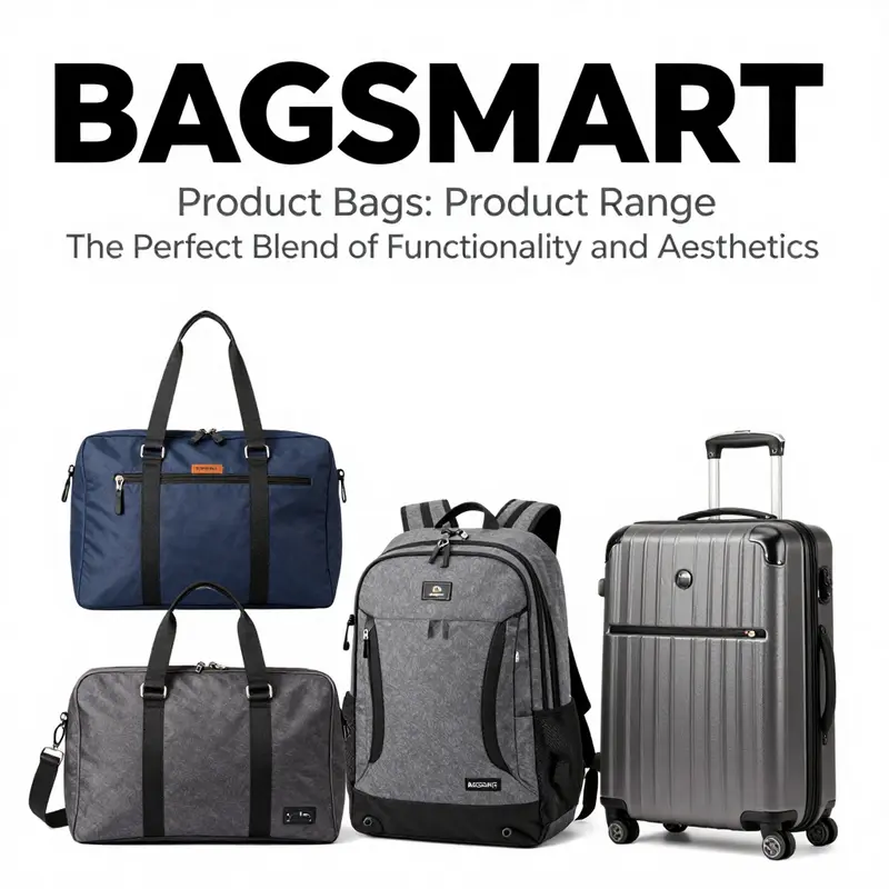BAGSMART bags showcasing their lightweight design and spacious compartments.