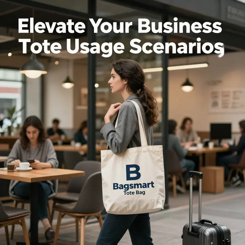 Detailed specifications of the Bagsmart tote bag including its features and structure.