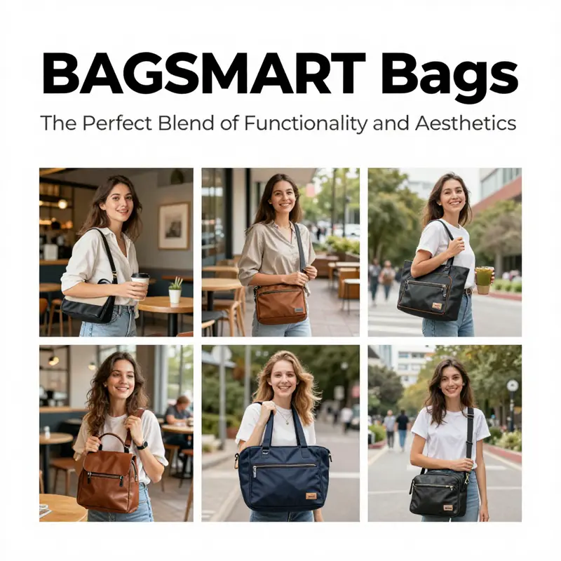 BAGSMART bags showcasing their lightweight design and spacious compartments.