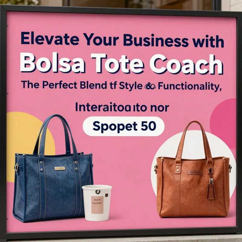 The Bolsa Tote Coach exemplifying classic design in a professional environment.