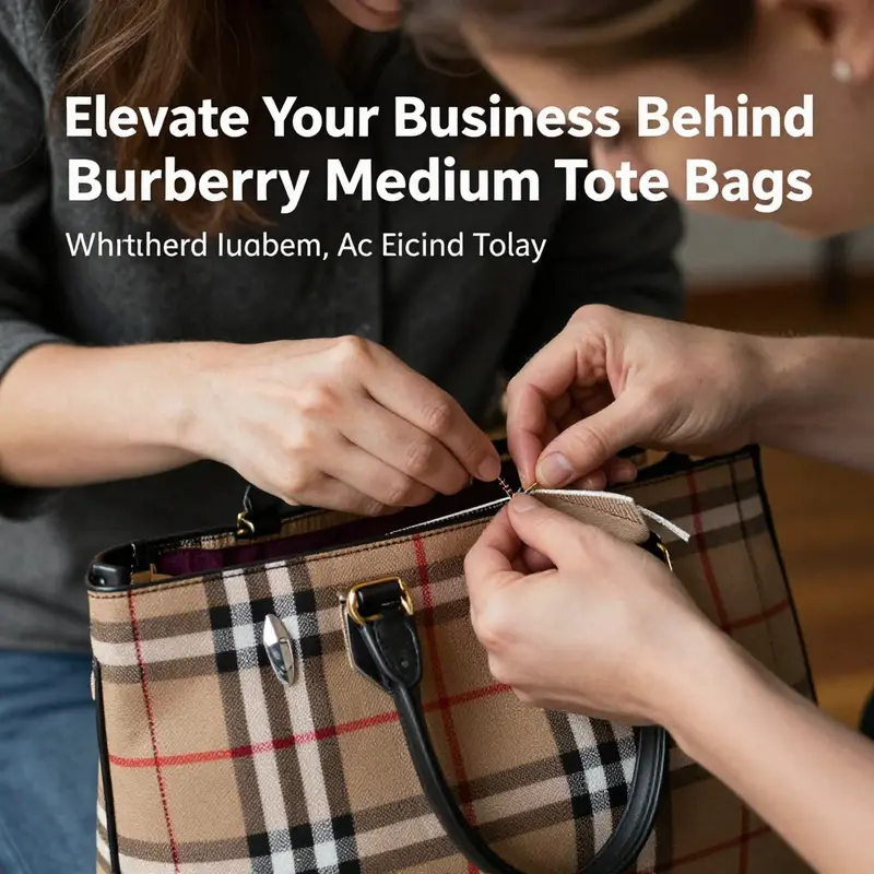 A comparison of the popular variants of Burberry’s medium tote bags, highlighting their unique features and design.