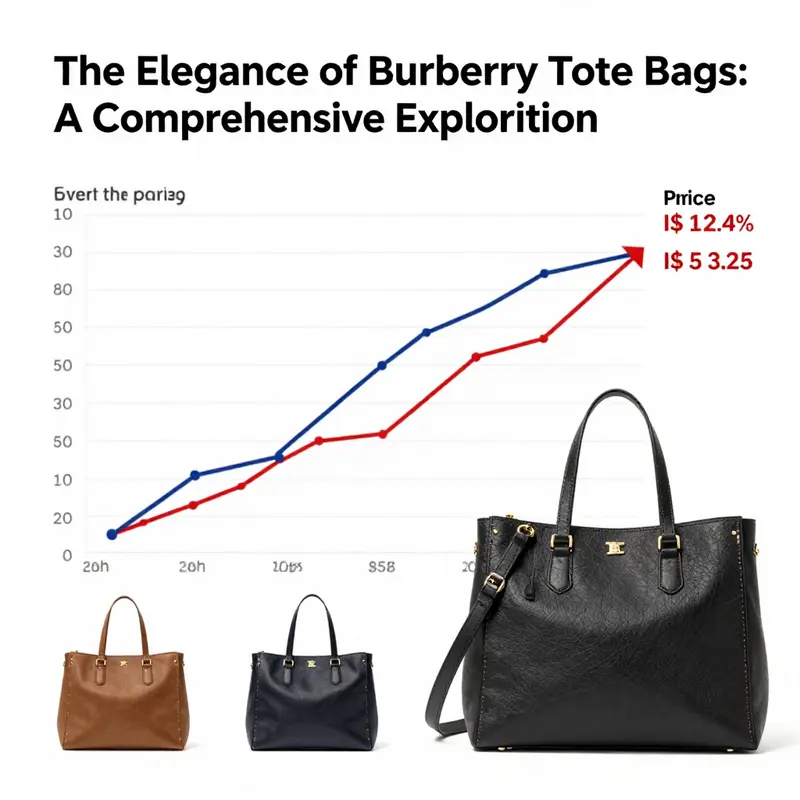 A showcase of the distinct designs and functionality of Burberry tote bags.