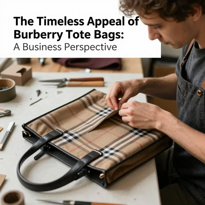 Artisan craftsmanship behind Burberry tote bags illustrates their commitment to quality and design.