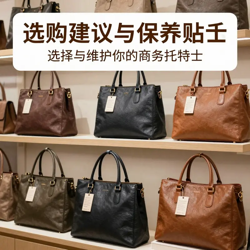 A stylish business tote bag emphasizing efficiency and aesthetic appeal.
