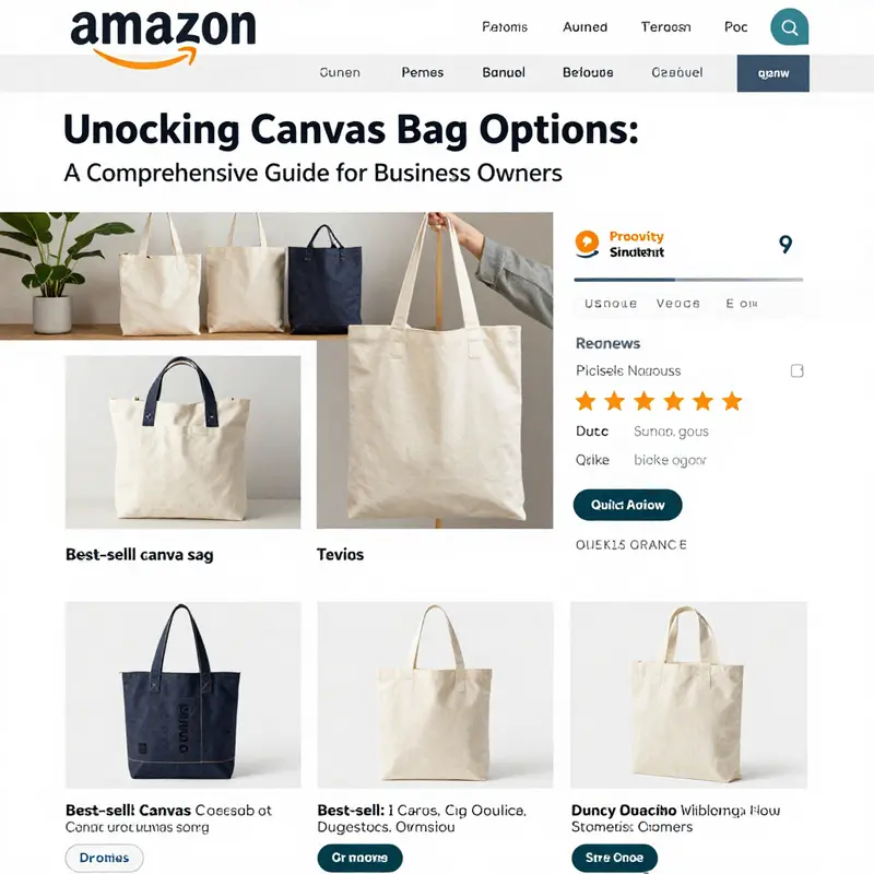 A wide array of canvas bags available for purchase on Alibaba, showcasing bulk options and diverse styles.