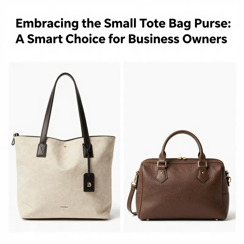 The small tote bag purse is a perfect blend of elegance and utility for everyday business use.