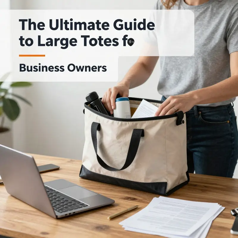 A well-organized large tote enhancing usability for business essentials.