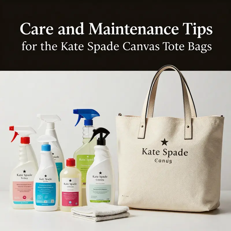Celebrating the distinctive features such as quality material and structure of the Kate Spade canvas tote bag.