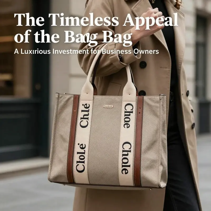 The Chloe Bag Tote showcased in a fashionable urban setting, indicating its appeal and elegance.