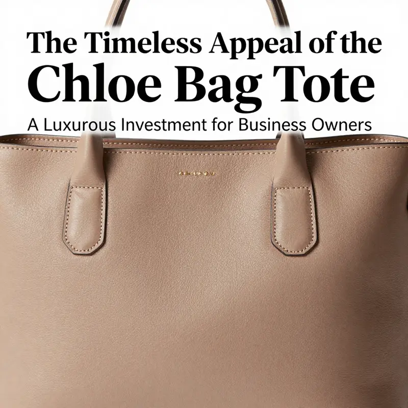 The iconic design features of the Chloe Bag Tote highlight its elegance and sophistication.
