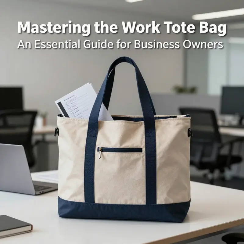 Choosing the Right Work Tote Bag: Capacity and Style in a Contemporary Office.