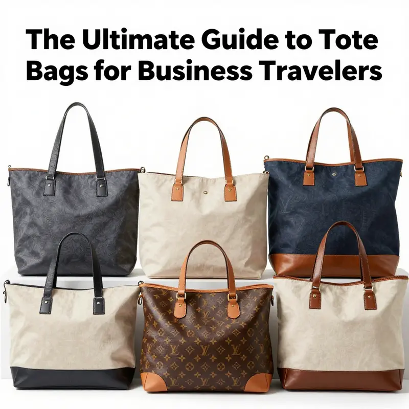Showcasing the vital features of a travel tote bag designed for business commuters.