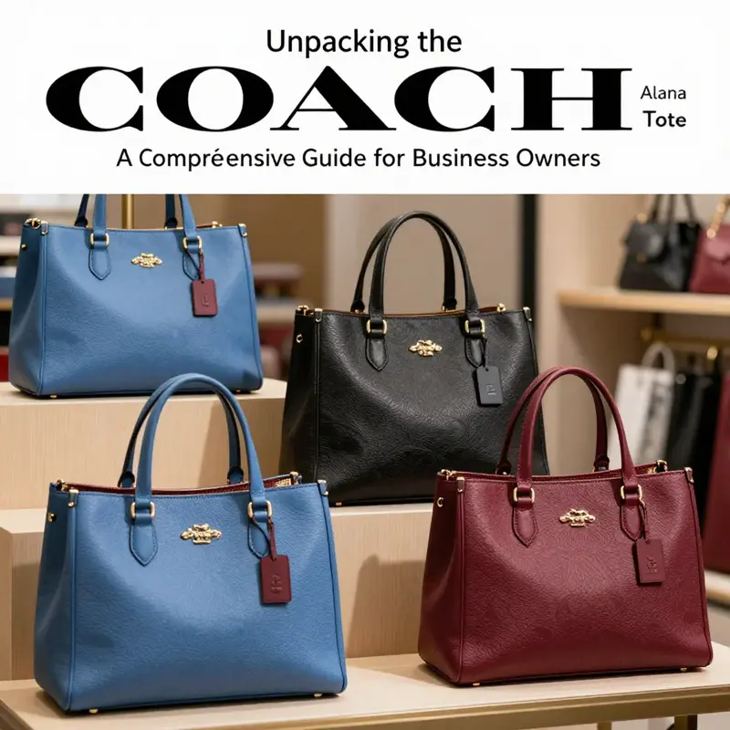 The COACH Alana Tote showcasing its refined design and premium leather material.