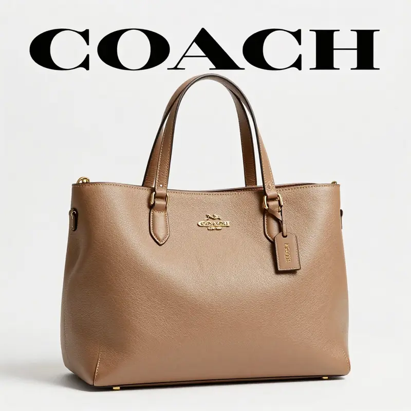 The COACH Alana Tote showcasing its refined design and premium leather material.