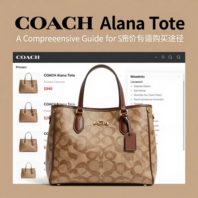 The COACH Alana Tote showcasing its refined design and premium leather material.