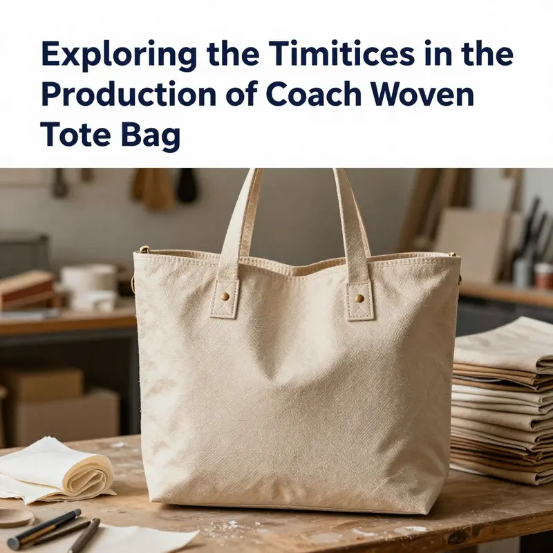 The luxurious woven leather reflects Coach’s dedication to quality and craftsmanship.