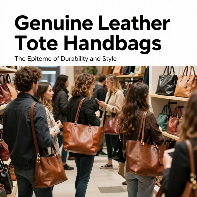 Exquisite craftsmanship in a genuine leather tote highlights superior materials and design.