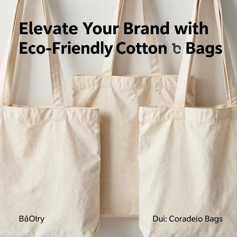 Different constructions of cotton tote bags highlighting their durability and material variations.