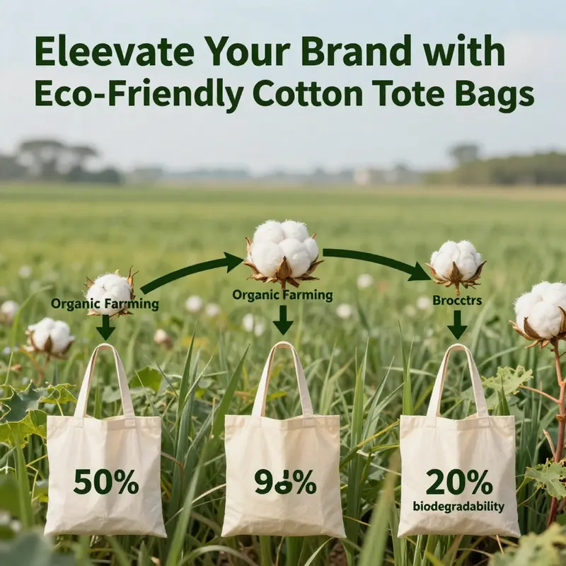 Different constructions of cotton tote bags highlighting their durability and material variations.