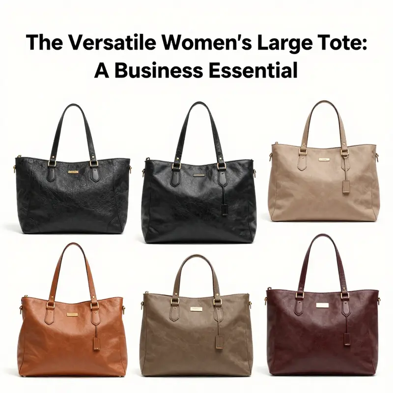 A visually appealing collection of women's large tote bags representing their versatility in style and function.