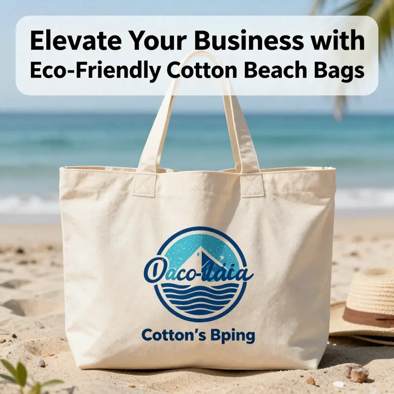 Colorful cotton beach bags enhance the eco-friendly lifestyle while carrying essentials.