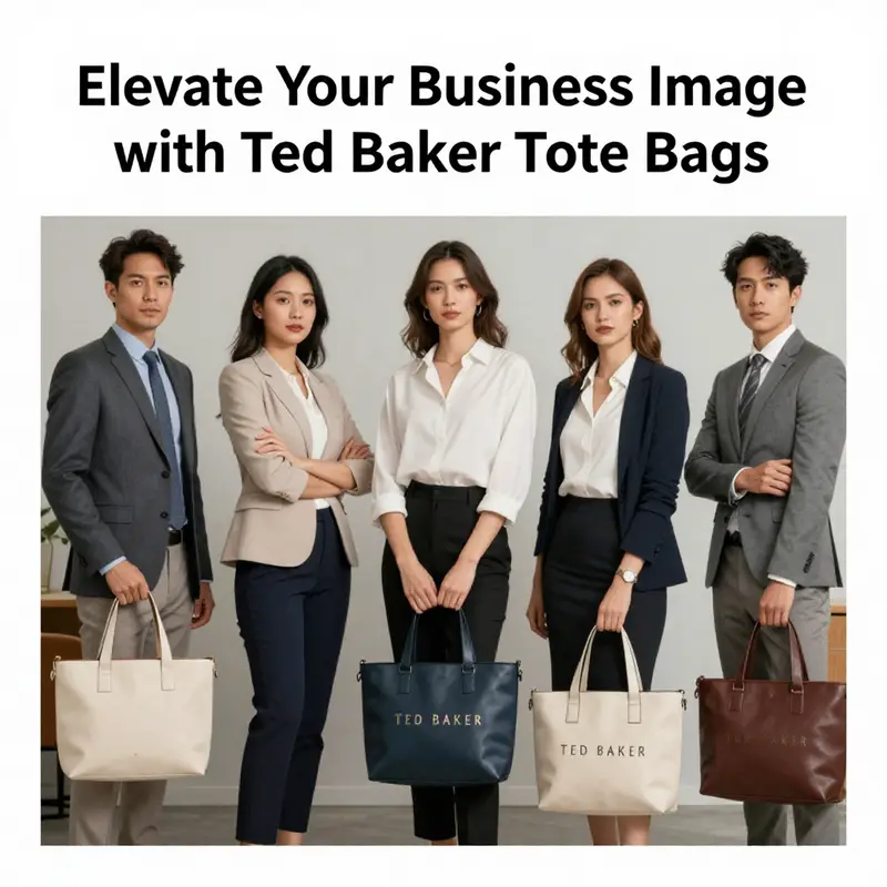 A diverse array of Ted Baker tote bags highlighting their stylish design and functional features.