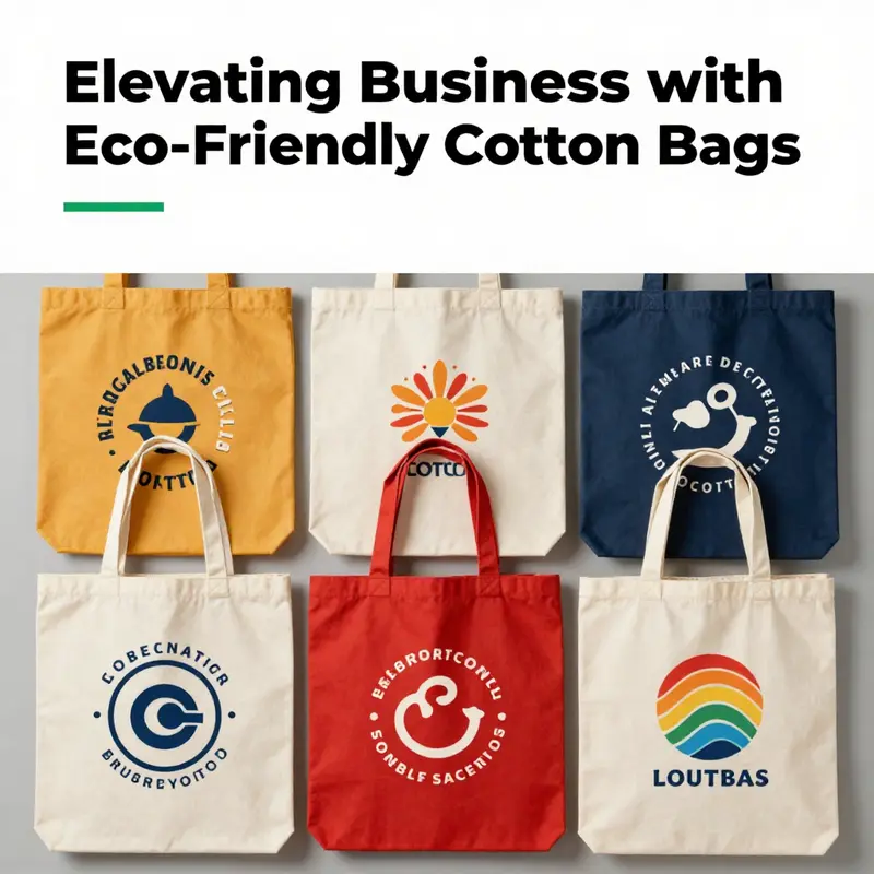 Cotton bags serve multiple functions in daily life, from shopping to storage.