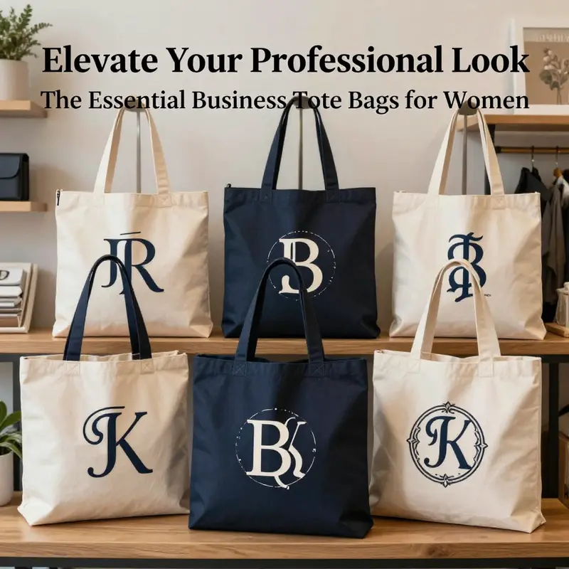 A businesswoman exemplifying the functional versatility of business tote bags designed for women.
