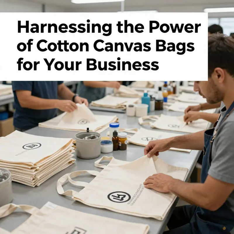 A diverse array of cotton canvas bags showcasing different styles and uses.