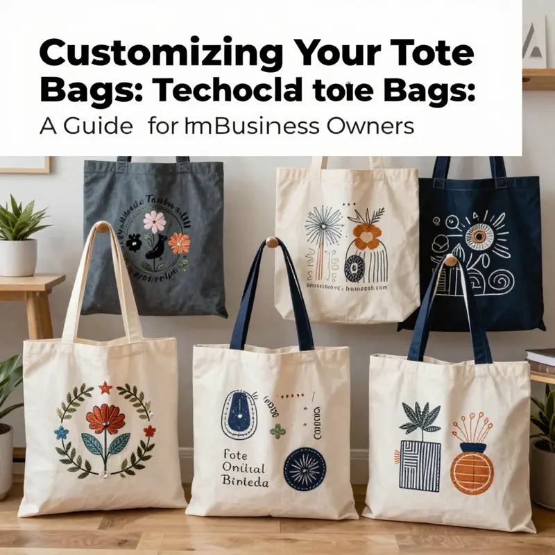 Explore different fabric options for crafting stylish tote bags to enhance your business branding.