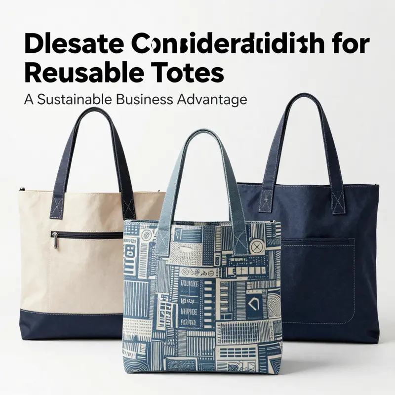 Durable totes from diverse materials ready for daily use.