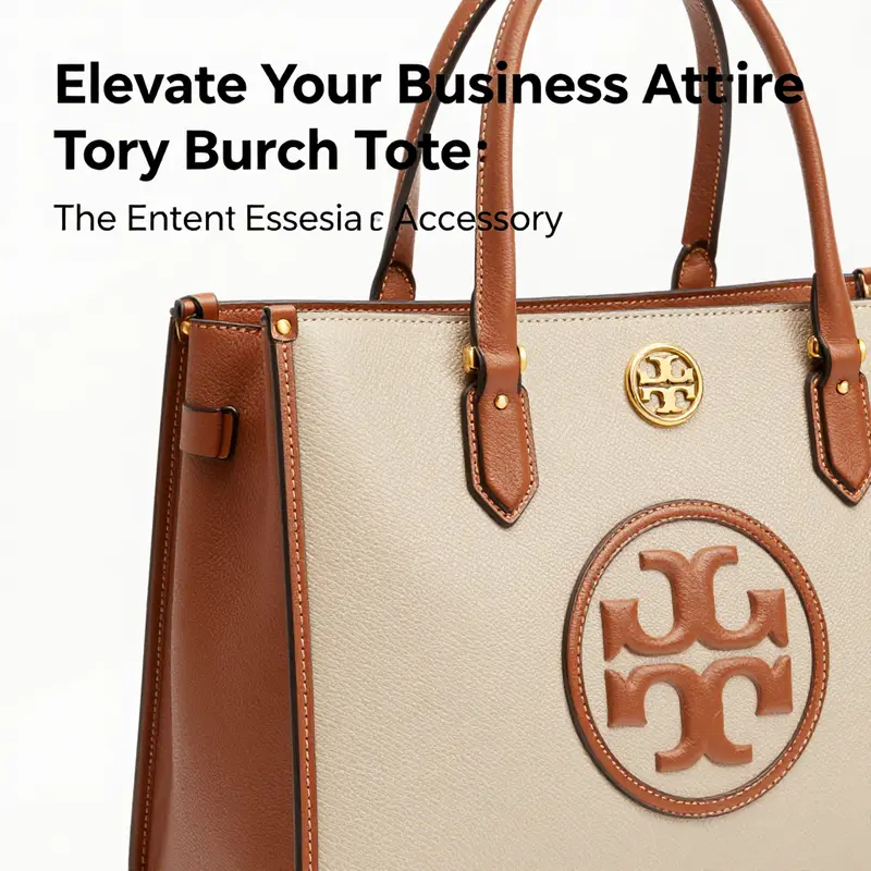 The Tory Burch tote—an icon of elegance and functionality for business owners.