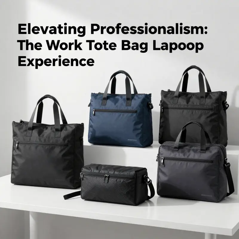 A professional woman exemplifying the perfect work tote choice and its impact on career image.