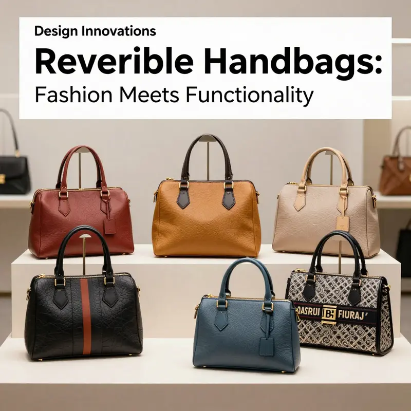 A curated selection of stylish reversible handbags highlighting innovative designs.